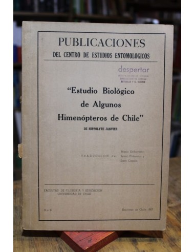 Estudio biológico de algunos himenópteros de Chile (Usado)